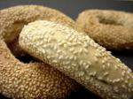 American Koulouria greek Sesame Bread Rings Appetizer