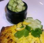Indian Coriander and Lemon Crusted Barramundi With Cucumber Mint Salsa Dinner