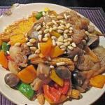 Chinese Chinese Vegetables Pan with Mushrooms Appetizer
