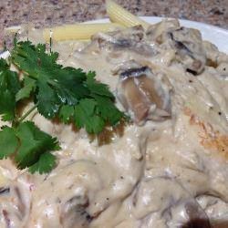 American Breasts in Mushroom Sauce Dinner