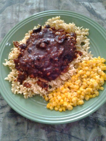 American Kiefer Sutherlands Minute Steak With Mushroom Dinner