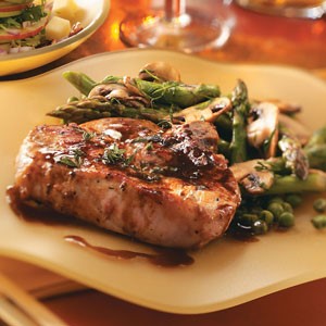 American Tender Mapleglazed Pork Chops Dinner