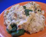 American Broiled Spinach With Four Cheeses Appetizer