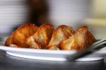 Chinese Pretzel Pork and Chive Dumplings With Tahini Recipe Appetizer