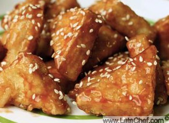 Chinese Sweet and Sour Tofu Appetizer