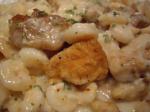 American Chicken With Shrimp Scampi Dinner