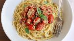 Canadian Roasted Tomatobasil Spaghetti with Bread Crumbs Appetizer