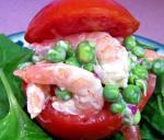 American Easy Shrimp and Pea Salad Dinner