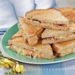 Canadian Veggie Grilled Cheese Appetizer