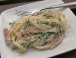 Creamy Ham and Asparagus Tagliatelle recipe