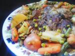 American Savory Chuck or Pot Roast With Vegetables Appetizer
