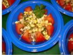 Canadian Summer Tomato Salad With Corn Salsa Dinner