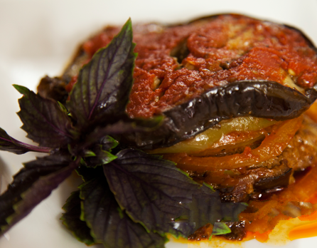 Greek Eggplant and Beef Appetizer