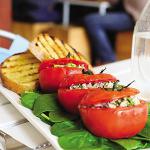Greek Stuffed Greek Tomatoes Appetizer