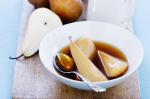 American Teapoached Pears Recipe Dessert