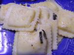 American Ravioli With Brown Butter and Sage Sauce Appetizer