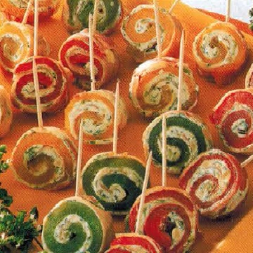 American Oregano And Prosciutto Pinwheels Appetizer