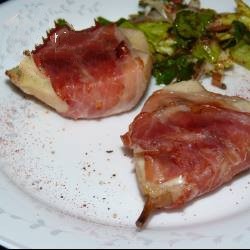 Italian Pears in Blue and the Italian Ham Appetizer