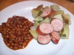 Barbecue Grilled Kielbasa Dinner Packets recipe