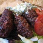 American Homemade Burgers of Minced Meat Appetizer