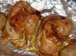American Cornish Game Hens With Sage and Garlic Appetizer