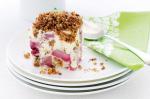 American Pear And Raspberry Icecream Crumble Recipe Appetizer