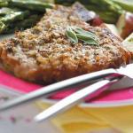 British Veal Chops with Mustardsage Crust Appetizer