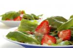American Best Ever Summer Strawberry Spinach Salad Appetizer