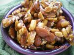 American Hot and Sweet Nut Brittle Dessert