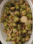 American Thanksgiving Brussels Sprouts Appetizer
