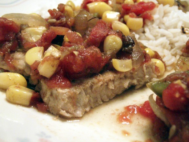 Mexican Mexican Pork Chops With Veggies  Ww Points Dinner