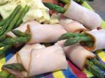 American Wrapped Asparagus  Meat Dessert