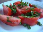 American Garlicky Tomato Salad 1 Appetizer