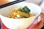 British Vegetable and Noodle Stirfry Recipe Appetizer