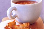 American Baked Bean Soup With Cheesy Wedges Recipe Appetizer