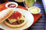 American Burger With The Works Recipe Appetizer