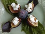 American Grilled Figs Topped with Feta Cheese BBQ Grill