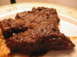 Chilean Short Ribs Braised in Coffee Ancho Chile Sauce Dessert
