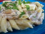 Canadian Penne Pasta With An Herbed Cream Sauce Dinner