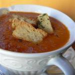 American Cold Tomato Soup with Rosemary 1 Appetizer