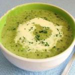 American Summer Soup from the Courgettes Appetizer