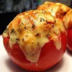 Swiss Stuffed Tomatoes With Swiss Cheese and Potatoes Appetizer