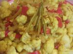 American Curried Cauliflower Florets sweet  Spicy Appetizer