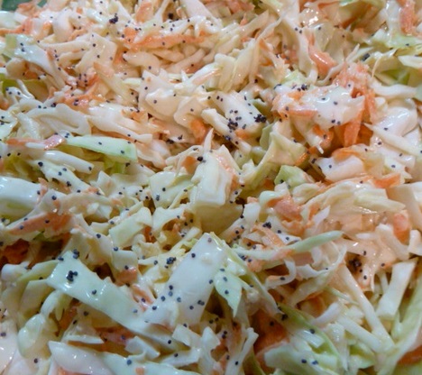 American Sweet and Spicy Coleslaw Appetizer