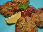 American Spicy Soybean Patties With Mint Appetizer