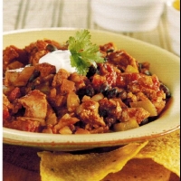 American Chicken and Black Bean Chili Dinner
