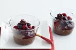 American Chocolate Chia Seed And Berry Pudding Recipe Dessert
