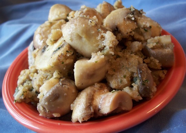 American Sauteed breaded Mushrooms Appetizer