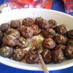 American Stuffed Mushrooms in the Oven Appetizer