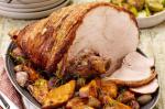 American Rosemary Roasted Pork With Sweet Potatoes And Shallots Recipe BBQ Grill